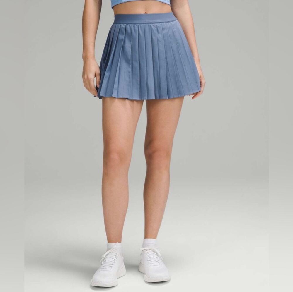 Lululemon Varsity High Rise Pleated Tennis Skirt Oasis Blue Size 4